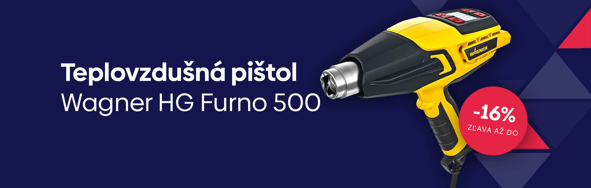 Teplovzdušná pištol Wagner HG Furno 500